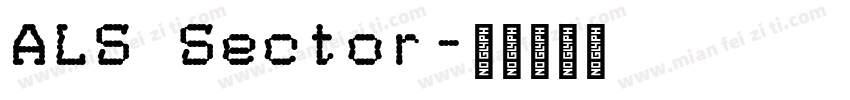 ALS Sector字体转换